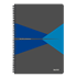 Cuaderno Leitz Office A4 cuadriculado,  encuadernación Wiro con tapas de PP Azul 90 H. 90 g.