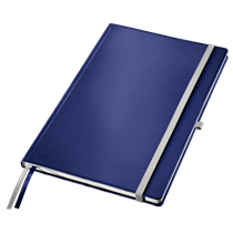 Cuaderno Style de Leitz A4 pautado con tapa dura Azul titán 80 H. 100 g.