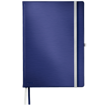 Cuaderno Style de Leitz A4 pautado con tapa dura Azul titán 80 H. 100 g.