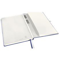 Cuaderno Style de Leitz A4 pautado con tapa dura Azul titán 80 H. 100 g.