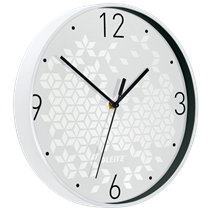 Reloj de pared silencioso Leitz WOW Blanco 29 x 4,3 x 29 cm.