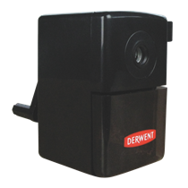 Minisacapuntas manual de sobremesa Super Point de Derwent Negro
