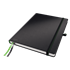 Cuaderno Leitz Complete A4 cuadriculado con tapas rígidas Negro 80 H. 100 g.
