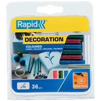 Barras De Cola Rapid 7 Mm Colores Purpurina 36 Barras