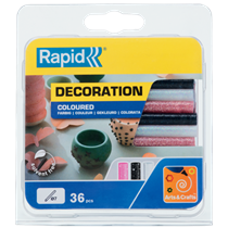 Barras De Cola Rapid 7 Mm Colores Purpurina 36 Barras