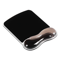 Almohadilla de gel para ratón Kensington Duo Gel Mouse Pad gris claro/gris oscuro Negro