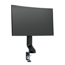 Brazo SmartFit® de ahorro de espacio para un monitor Plata