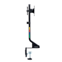 Brazo SmartFit® de ahorro de espacio para un monitor Plata