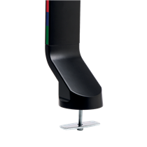 Brazo SmartFit® de ahorro de espacio para un monitor Plata