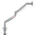 Brazo SmartFit® de altura ajustable con controles de un solo toque para monitor individual Gris