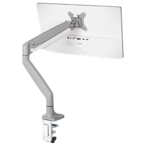 Brazo SmartFit® de altura ajustable con controles de un solo toque para monitor individual Gris
