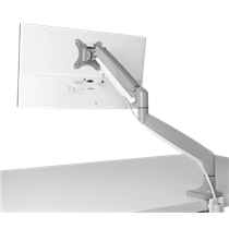 Brazo SmartFit® de altura ajustable con controles de un solo toque para monitor individual Gris