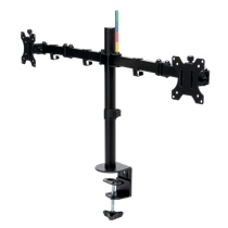 Brazo SmartFit® Ergo extensible para dos monitores Negro