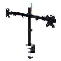 Brazo SmartFit® Ergo extensible para dos monitores Negro