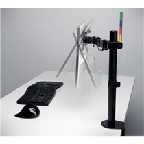 Brazo SmartFit® Ergo extensible para un monitor Negro