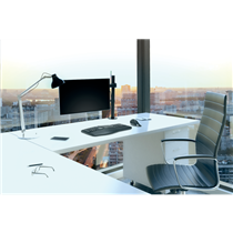 Brazo SmartFit® Ergo extensible para un monitor Negro