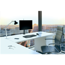 Brazo SmartFit® Ergo para un monitor Negro