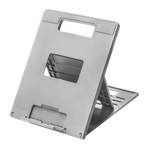 Elevador y soporte enfriador ergonómicos y ajustables para portátiles o tabletas de hasta 14 pulgadas SmartFit® Easy Riser™ Go -