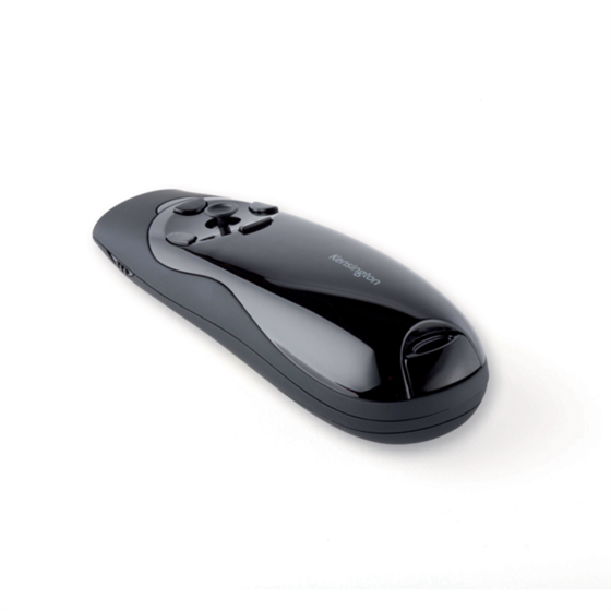 Presentador inalámbrico Expert con puntero láser rojo y control de cursor Negro
