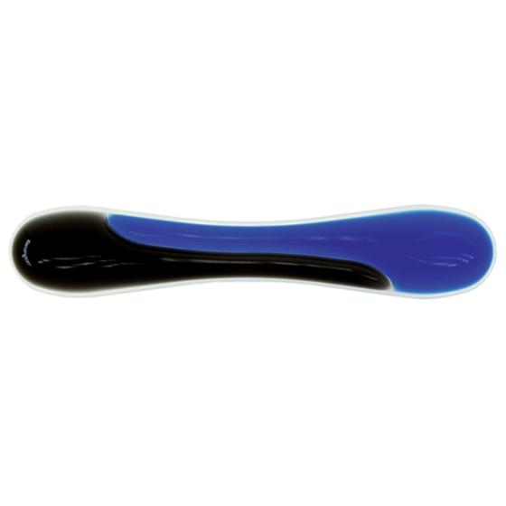 Reposamuñecas de gel Duo de Kensington en azul/negro Gris
