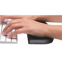 Reposamuñecas ErgoSoft™ para teclados finos y compactos Negro
