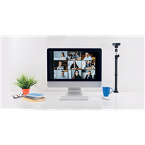 Soporte con abrazadera telescópico para micrófonos, cámaras web y sistemas de iluminación Kensington A1000 