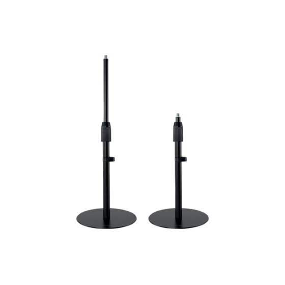 Soporte de sobremesa telescópico para micrófonos de videoconferencia, cámaras web y sistemas de iluminación Kensington A1010 