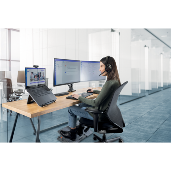 Soporte para portátiles con refrigeración SmartFit™ Easy Riser™ de Kensington Gris