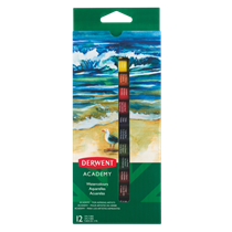 Acuarelas Academy De 12 Ml De Derwent (Paquete De 12)