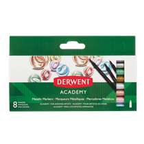 Rotuladores Metalizados Academy De Derwent (Paquete De 8)