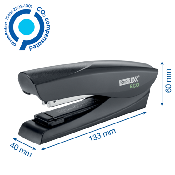 Grapadora Rapid Eco Negro