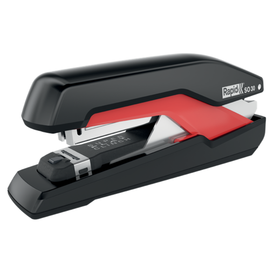 Grapadora Modelo Supreme Omnipress So30 Fullstrip De Rapid Negro/Rojo