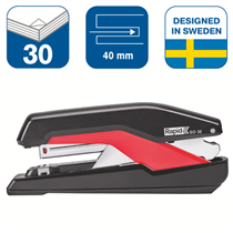 Grapadora Modelo Supreme Omnipress So30 Fullstrip De Rapid Negro/Rojo