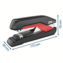 Grapadora Modelo Supreme Omnipress So30 Fullstrip De Rapid Negro/Rojo