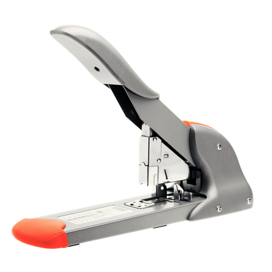 Grapadora Para Gruesos Fashion De Rapid Hd210 Plata/ Naranja