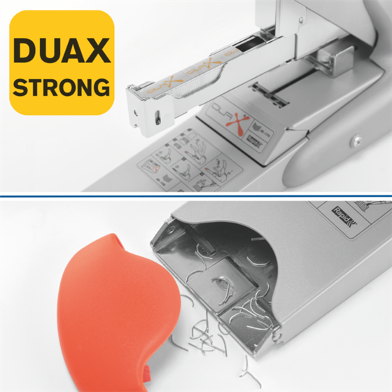 Grapadora Para Gruesos Duax Rapid Plata/ Naranja