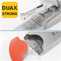 Grapadora Para Gruesos Duax Rapid Plata/ Naranja