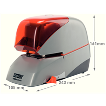 Grapadora Eléctrica Supreme De Rapid R5080E Plata/ Naranja