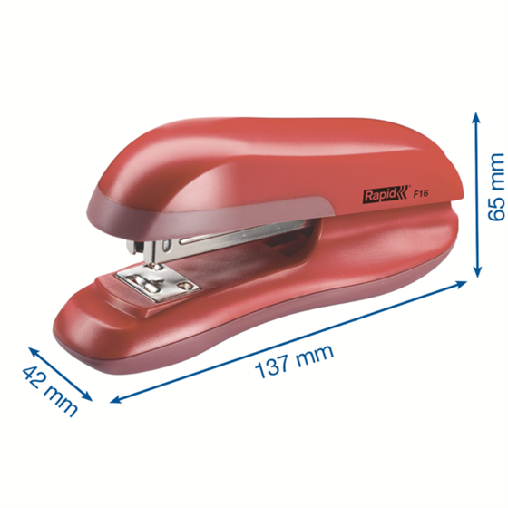 Grapadora De Sobremesa F16 Rapid Rojo