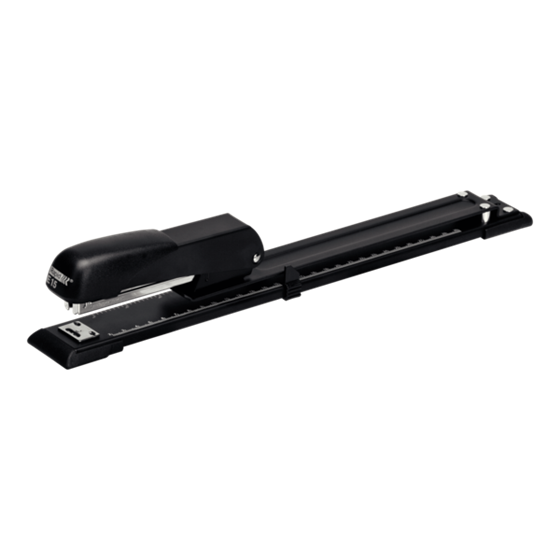 Grapadora De Brazo Largo Economy De Rapid E15/12" Negro