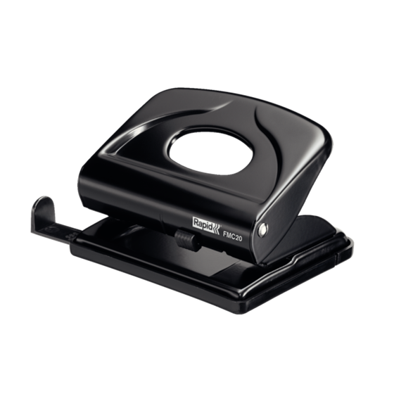 Taladro Metálico Pequeño Fmc20 Rapid Negro 20 Hojas