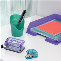 Mini Grapadora Rapid Colour'Breeze F4 Azul