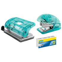 Mini Grapadora Rapid Colour'Breeze F4 Azul