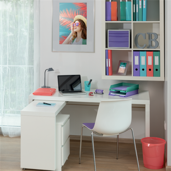 Mini Grapadora Rapid Colour'Breeze F4 Azul
