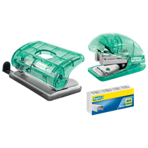 Mini Grapadora Rapid Colour'Breeze F4 Verde