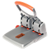 Taladro Para Gruesos Supreme De Rapid Hdc150/4 Orificios Plata/ Naranja 150 Hojas
