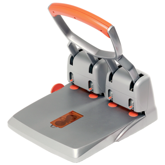 Taladro Para Gruesos Supreme De Rapid Hdc150/4 Orificios Plata/ Naranja 150 Hojas