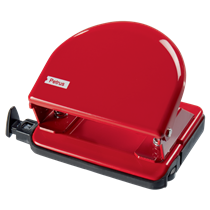 Taladro Metálico De Oficina Mod. 52 De Petrus Rojo 2 Mm/20 Hojas (Papel 80 Grs.)