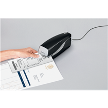 Grapadora Eléctrica De Grapado Plano E-120 Contactless De Petrus Negro