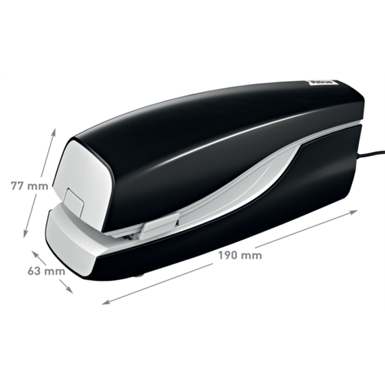 Grapadora Eléctrica De Grapado Plano E-120 Contactless De Petrus Negro